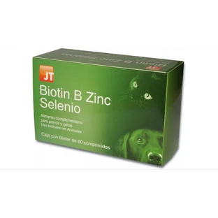 JT BIOTIN. B. ZINC. SELENIUM for Dogs and Cats - 60 Tablets