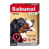 Antiparasitic collar for dogs , Sabunol GPI large size 25-50 kg Grey , 75 cm