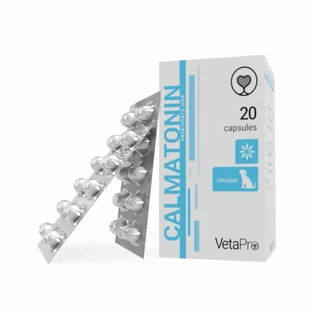 VETAPRO calmatonine 20caps/snede verlicht angst bij honden