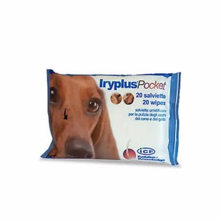 Iryplus Pocket, pack x 20 wet wipes for dogs and cats