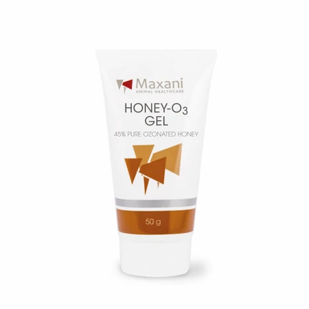 Maxani Honey-O3 gel, for healing damaged skin in animals, 50 g