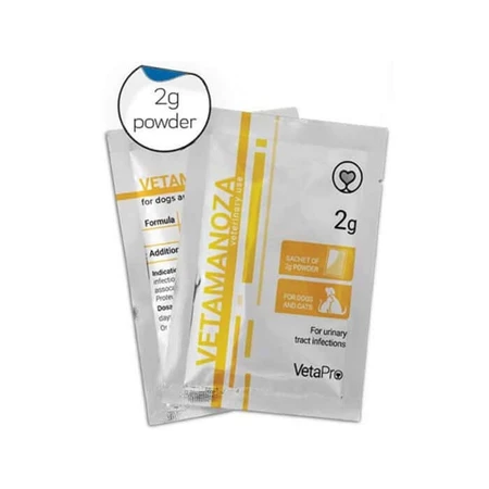 VETAPRO vetamanoza sachet 20x2G soutien urinaire pour chiens et chats