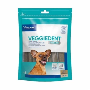 VEGGIEDENT DETAL CHEW FR3SH VERY SMALL DOG XS (< 5KG) - 15 PIECES
