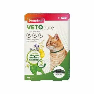 Anti-Parasiten-Halsband für Katzen - VETOPURE BEAPHAR - 35cm
