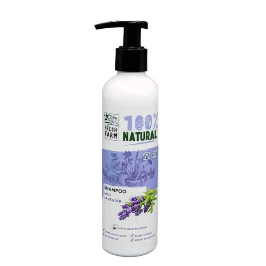 Champú para perros y gatos, Champú Fresh Farm Lavanda 250ml