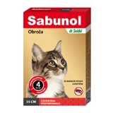 Antiparasitic collar Cat , Sabunol Red , 35 cm