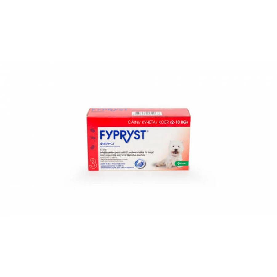 Fypryst Hund S 67mg (2 - 10 kg), 3 Pipetten