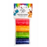 Leopet Gekleurde Hygiënische Stansen Set 4 Rollen x 20 stuks