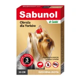 Dog collar , Sabunol GPI small size 2-10 kg GOLD , 35 cm