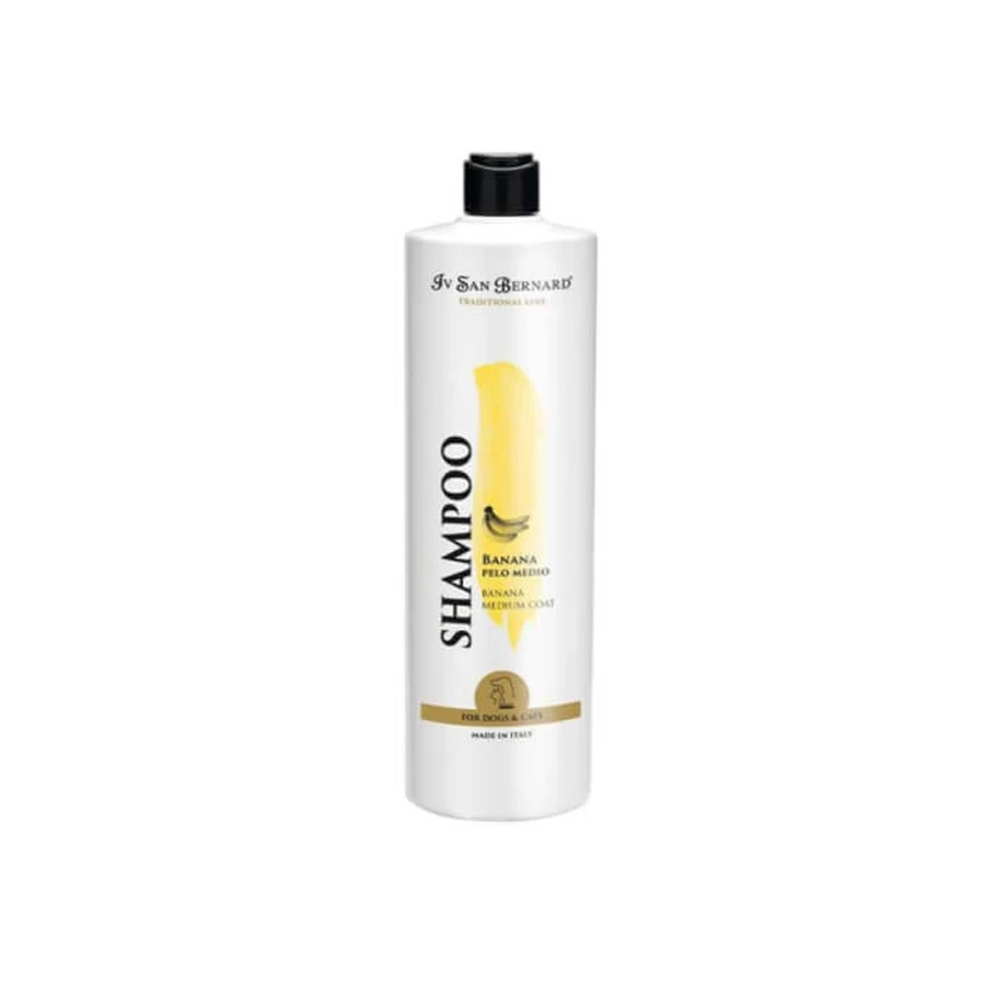 Shampoo Iv San Bernard Banana, voor honden en katten, 500ml