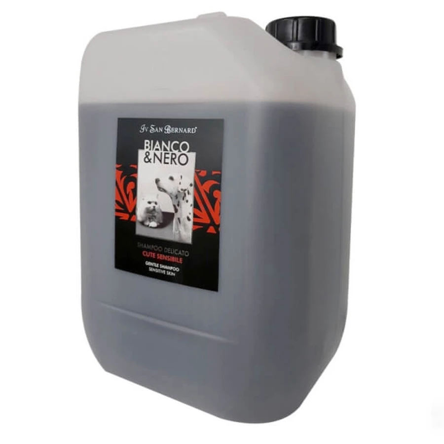 Shampooing universel antiallergique Iv San Bernard Bianco E Nero, pour chiens et chats, 10l