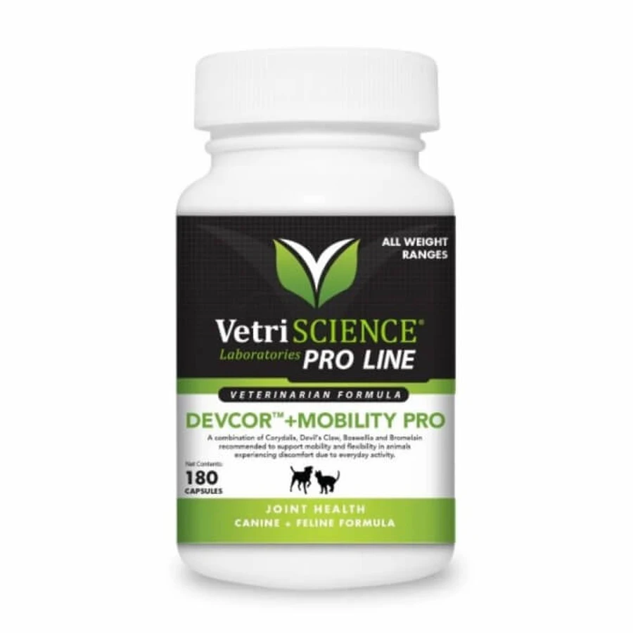 VETRI SCIENCE DevCor + Mobility Pro, complément alimentaire pour chiens et chats, 180 gélules