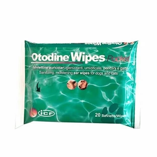 Otodine Wipes, toallitas húmedas, paquete x 20 uds.