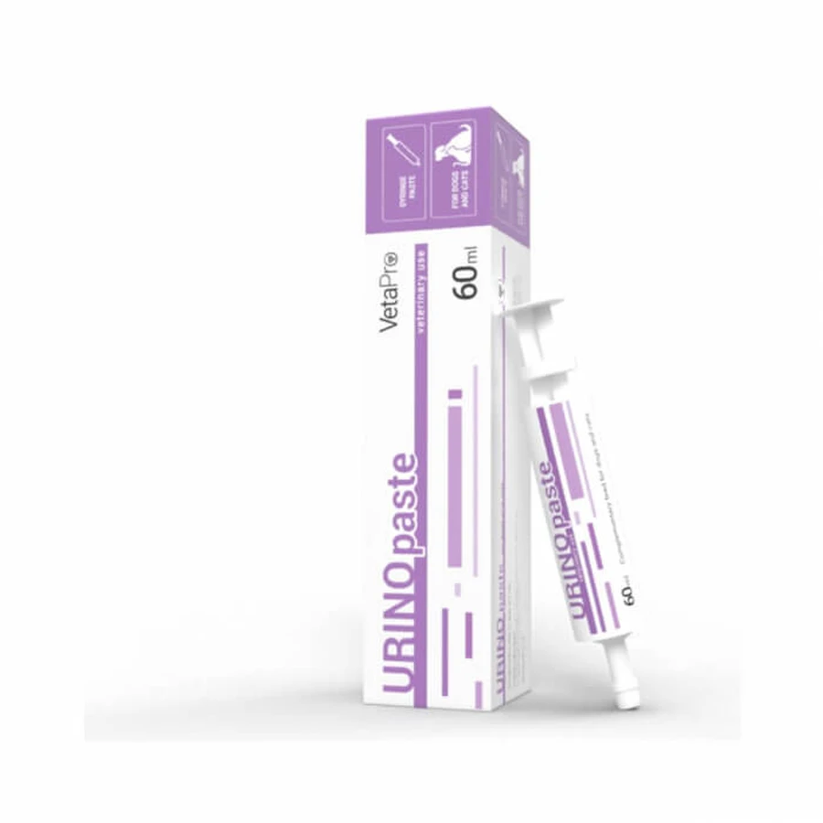 VETAPRO pasta urinaria jeringa 60ml ayuda urinaria para perros y gatos