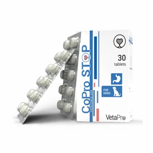 VETAPRO copro stop 30caps/corte soporte gastrointestinal para perros