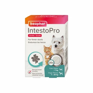 Digestive tablets for dogs and cats beaphar intestopro s 20tb/cut