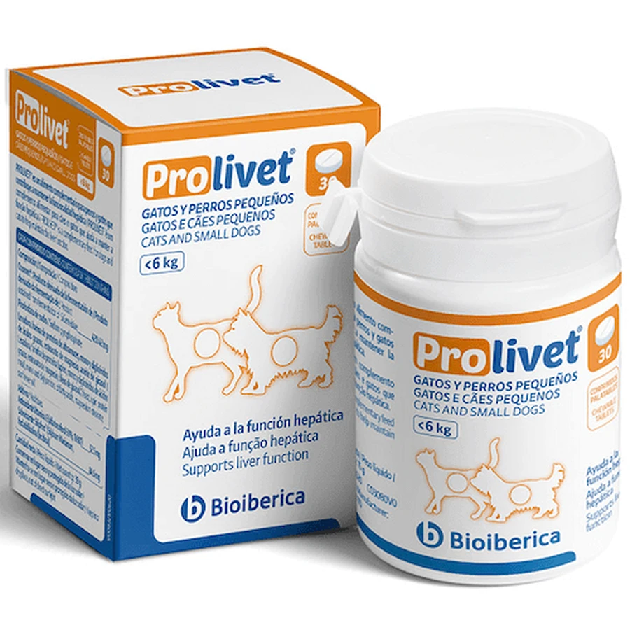 Prolivet para gatos y perros pequeños - 30 comprimidos