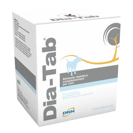Dia-Tab, Ergänzungsmittel für Hunde, 6 Tabletten x 5 g