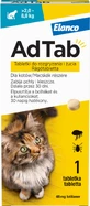 AdTab 48 mg chewable tablets for cats against fleas and ticks (2-8 kg) - 1 tablet