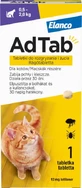AdTab 12 mg chewable tablets for cats against fleas and ticks (0.5-2 kg) - 1 tablet