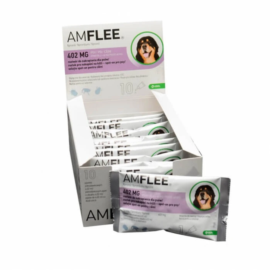 AMFLEE 402 mg solution spot-on pour chiens 40-60 kg - 1 pipette