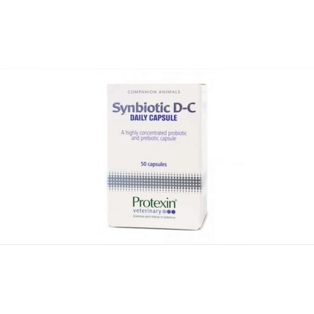 Synbiotic D-C for Dogs and Cats, 50 Capsules