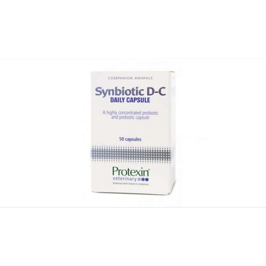 Synbiotic D-C for Dogs and Cats, 50 Capsules
