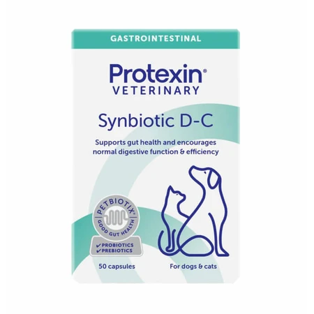 Synbiotic D-C voor honden en katten, 50 capsules