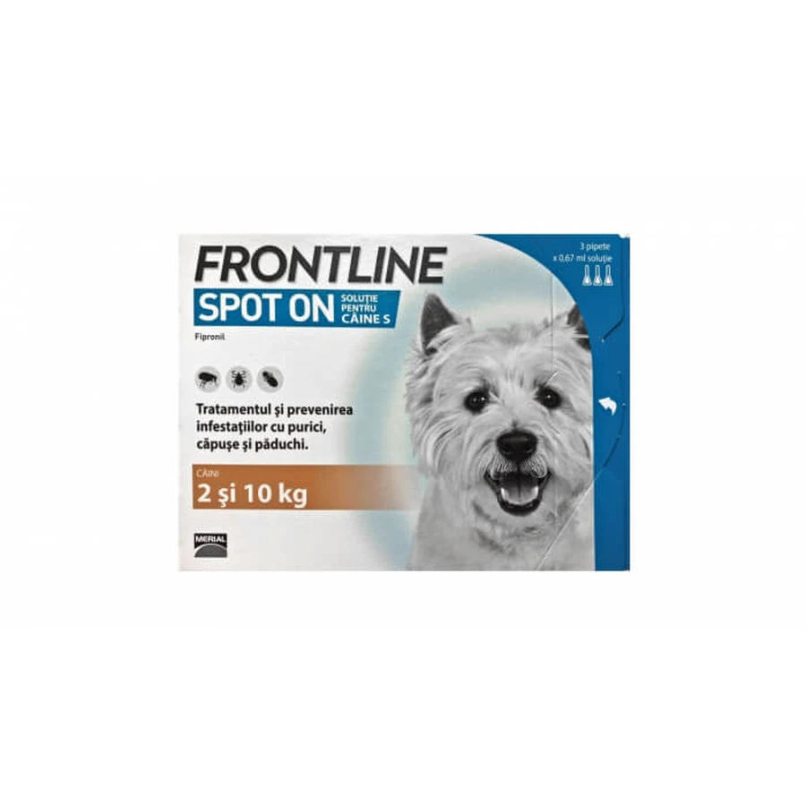 Frontline Spot On Caine S (2-10 kg) - 1 pipet Antiparasiticum (fipronil)