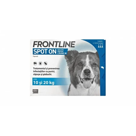 Frontline Spot On Caine M (10-20 kg) - 1 pipet antiparasitaire middelen (Fipronil)