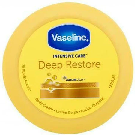 Vaseline Intensive Care Deep Restore Lotion hydratante pour le corps pour tous les types de peau 75ml