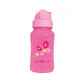 Flasche mit Silikonstrohhalm Rosa, 300 ml, Green Sprouts