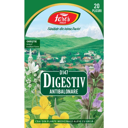 Ceai Digestiv, D147, 20 zakjes, Fares