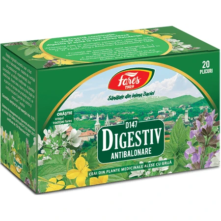 Ceai Digestiv, D147, 20 zakjes, Fares