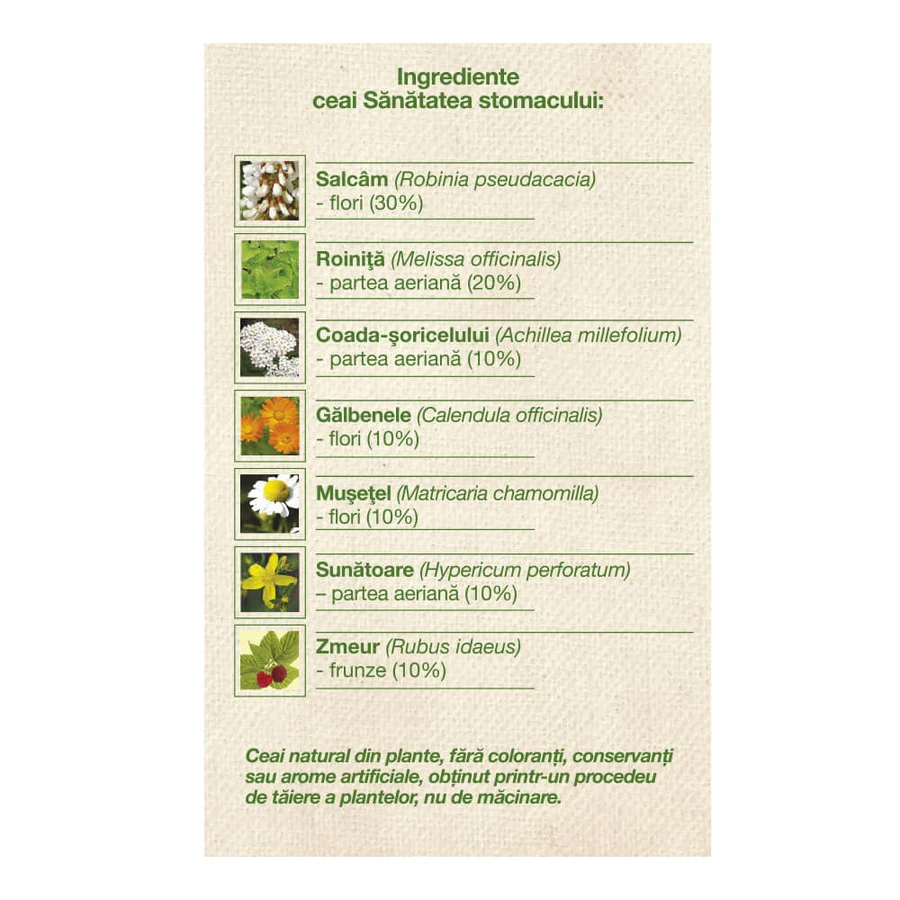 Kräutertee Magengesundheit, 50 g, Dacia Plant