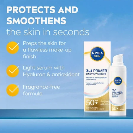 Nivea 2in1 Gezichtsbescherming Primer SPF50+ 30ml