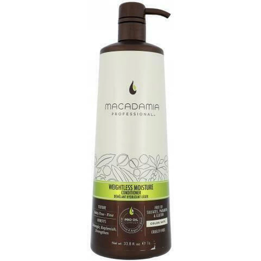 Macadamia Vegan Weightless Repair Reconstructie/Voedende Conditioner voor Droog Haar 1000ml