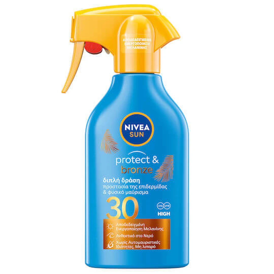 Nivea Protect & Bronze Sunscreen Body Lotion SPF30 Spray 270ml