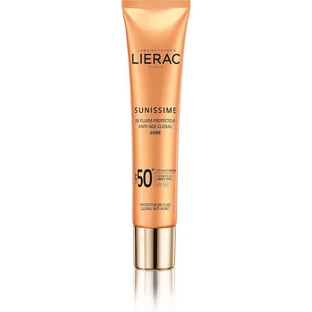 Lierac Sunissime BB Fluid Anti Age Global Golden Sunscreen Crema Facial SPF50 con Pigmento 40ml