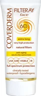 Coverderm Filteray Cream Tinted Soft Brown Waterproof Sunscreen Cream for Face Sun Protection (SPF) 60 with Color 50ml
