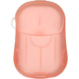 Mini-Seife Einweg-Papier-Seife Flippy Portable Flippy Box Geeignet für Reisende 20 Stück Orange