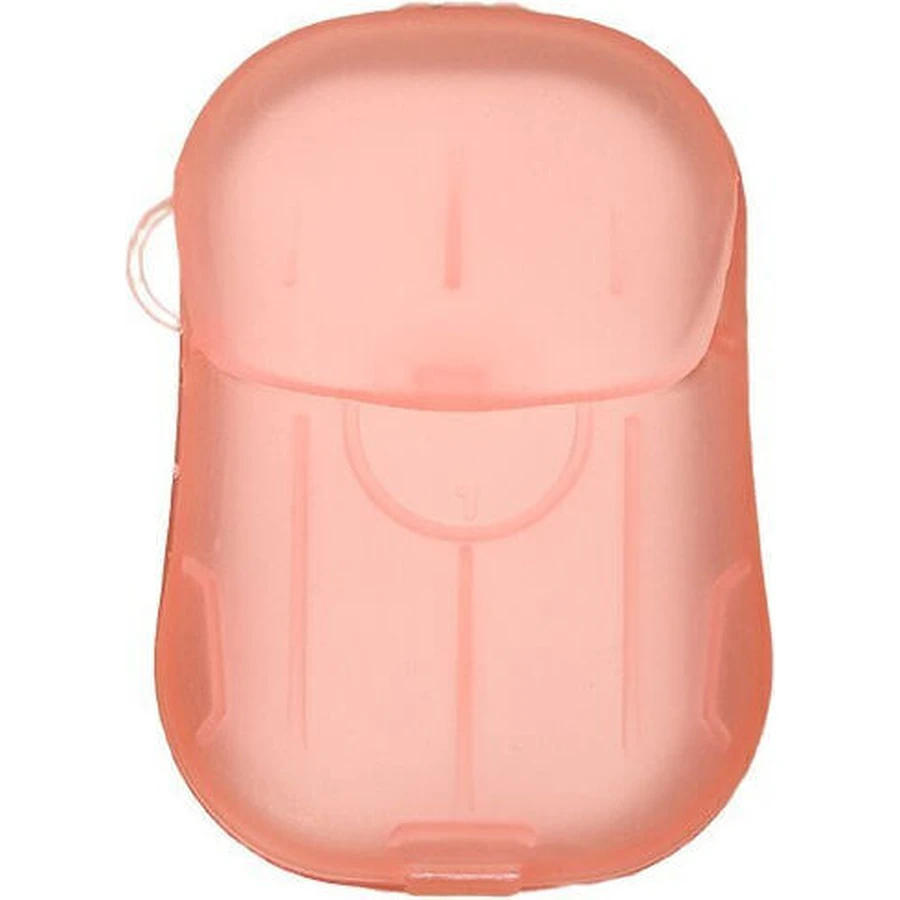 Mini-Seife Einweg-Papier-Seife Flippy Portable Flippy Box Geeignet für Reisende 20 Stück Orange