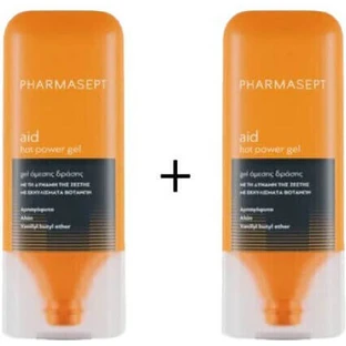 Pharmasept Hot Power Gel Plus Gel Calentador 2x100ml 2pcs 200ml
