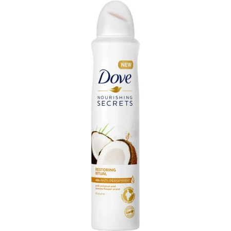 Dove Secretos Nutritivos Ritual Restaurador Desodorante Coco y Flor de Jazmín 48h Spray 150ml