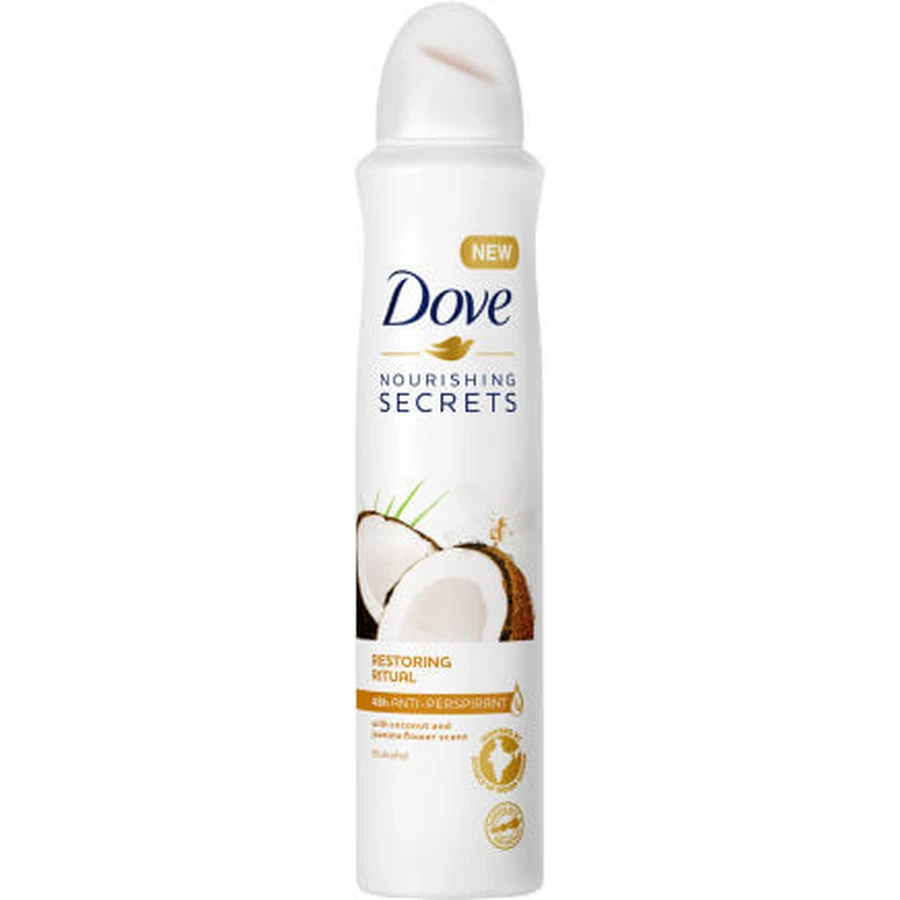 Dove Secretos Nutritivos Ritual Restaurador Desodorante Coco y Flor de Jazmín 48h Spray 150ml