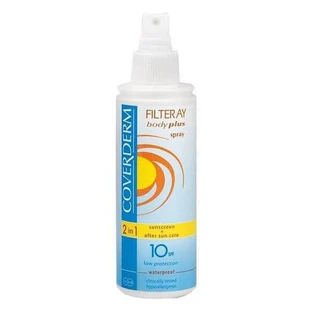Coverderm Filteray Body Plus Body Spray Color-Free Sun Protection (SPF) 10 Body Spray 150ml
