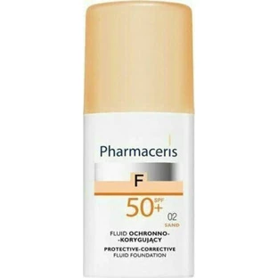 Pharmaceris Protective - Corrective Fluid Foundation Facial Sun Cream SPF50 with Pigment 02 Sand 30ml
