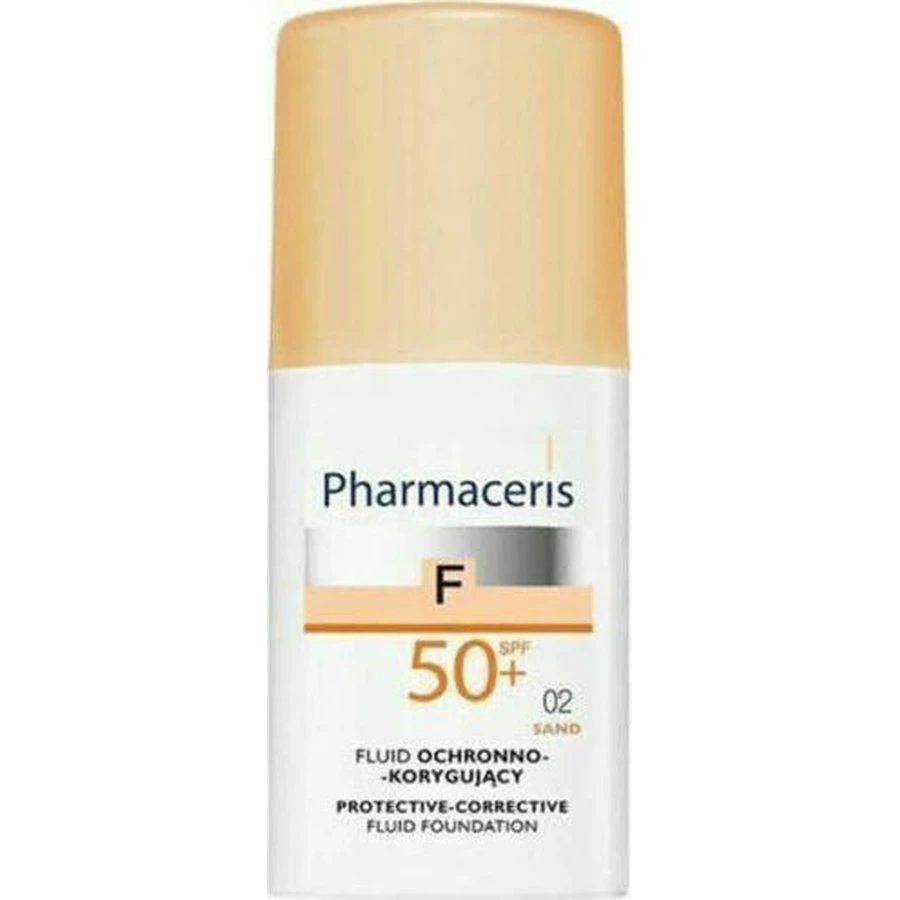 Pharmaceris Protective - Corrective Fluid Foundation Facial Sun Cream SPF50 with Pigment 02 Sand 30ml