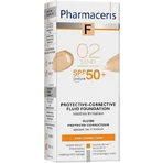 Pharmaceris Protective - Corrective Fluid Foundation Facial Sun Cream SPF50 with Pigment 02 Sand 30ml