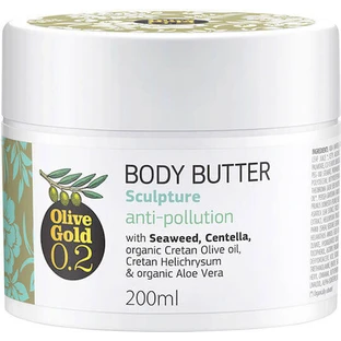 Olivaloe Olive Gold 0.2 with seaweed and cedrule Moisturizing Body Butter with Aloe Vera / Hyaluronic Acid 200ml